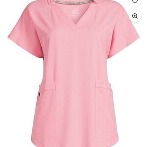 Cuddl Duds Pink Scrub Top